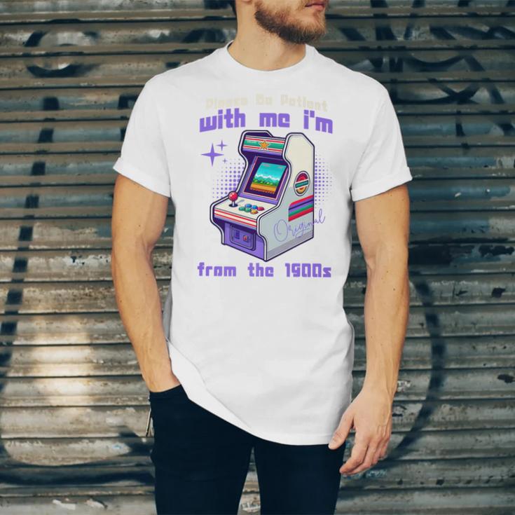 Please Be Patient With Me I'm From The 1900s Gamer Gaming Premium Unisex Jersey T-Shirt Please Be Patient With Me I'm From The 1900s Gamer Gaming Premium Unisex Jersey T-Shirt