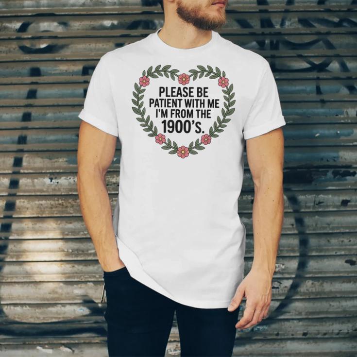 Please Be Patient With My I'm From The 1900s Generation Unisex Jersey T-Shirt