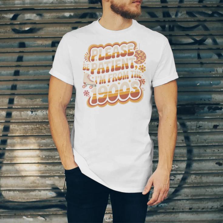 Please Be Patient I'm From The 1900s Groovy Women Premium Unisex Jersey T-Shirt