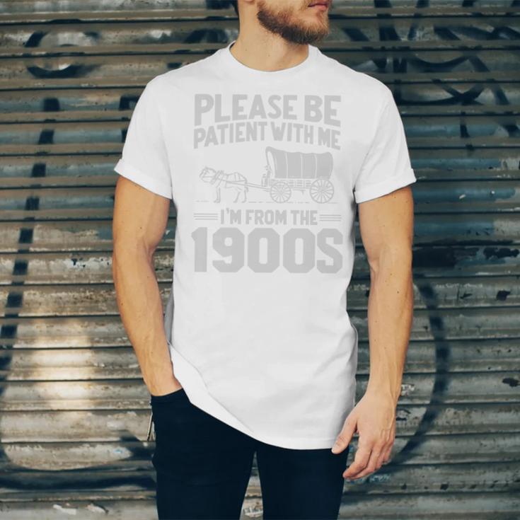 Please Be Patient I'm From The 1900s Over The Hill Premium Tri-Blend Unisex Jersey T-Shirt