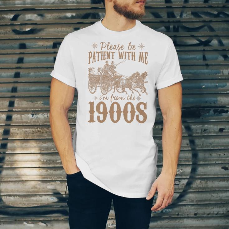 Please Be Patient I'm From The 1900s Mom Dad Men Women Premium Tri-Blend Unisex Jersey T-Shirt Please Be Patient I'm From The 1900s Mom Dad Men Women Premium Tri-Blend Unisex Jersey T-Shirt