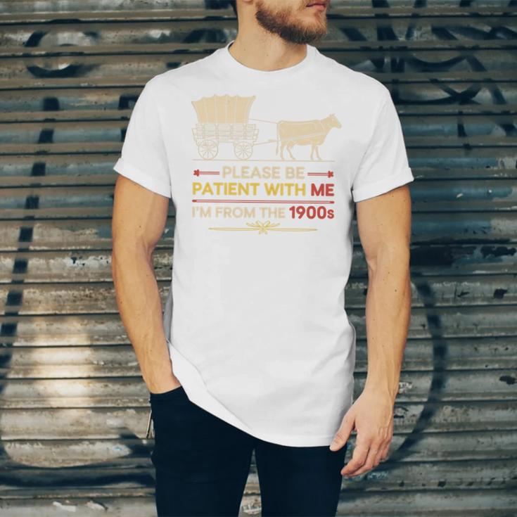 Please Be Patient With Me I'm From The 1900s Old Tee Premium Unisex Jersey T-Shirt