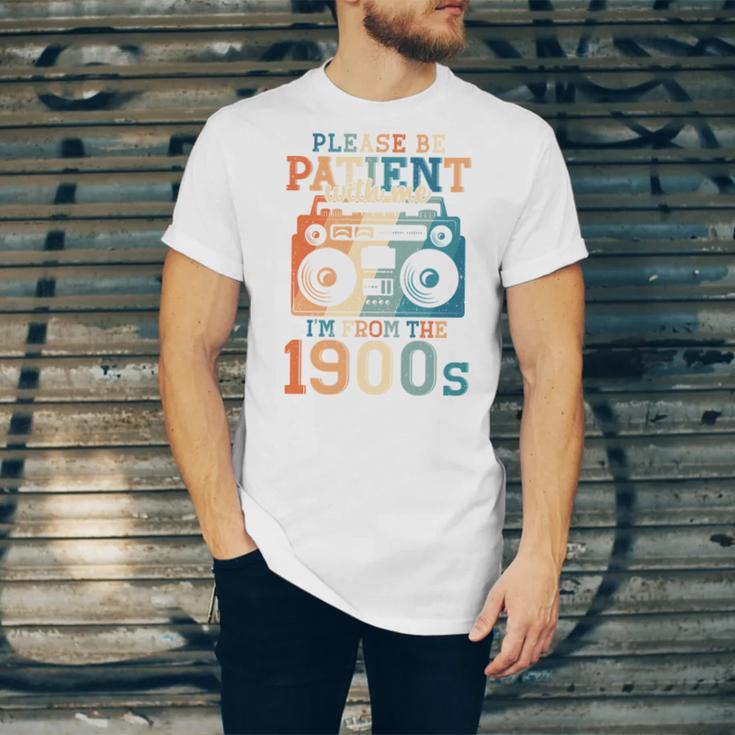 Please Be Patient With Me I'm From The 1900s Retro 90s Dad Unisex Jersey T-Shirt