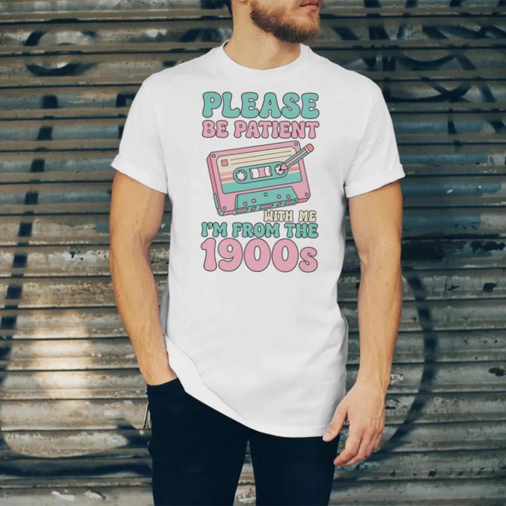 Please Be Patient With Me I'm From The 1900s Retro Cassette Unisex Jersey T-Shirt Please Be Patient With Me I'm From The 1900s Retro Cassette Unisex Jersey T-Shirt