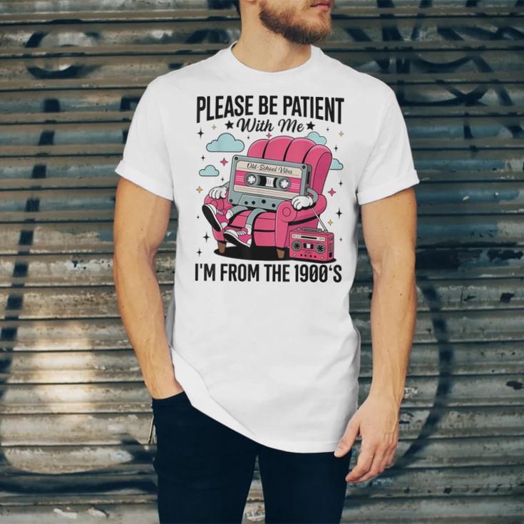 Please Be Patient I'm From The 1900s Retro Cassette Unisex Jersey T-Shirt Please Be Patient I'm From The 1900s Retro Cassette Unisex Jersey T-Shirt