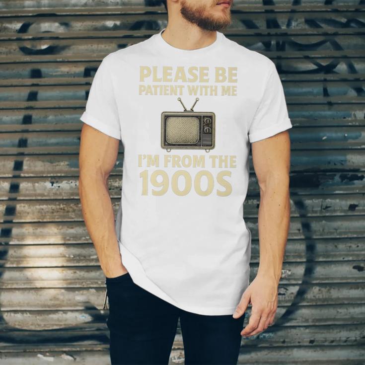Please Be Patient With Me I'm From The 1900s Television Set Premium Unisex Jersey T-Shirt Please Be Patient With Me I'm From The 1900s Television Set Premium Unisex Jersey T-Shirt