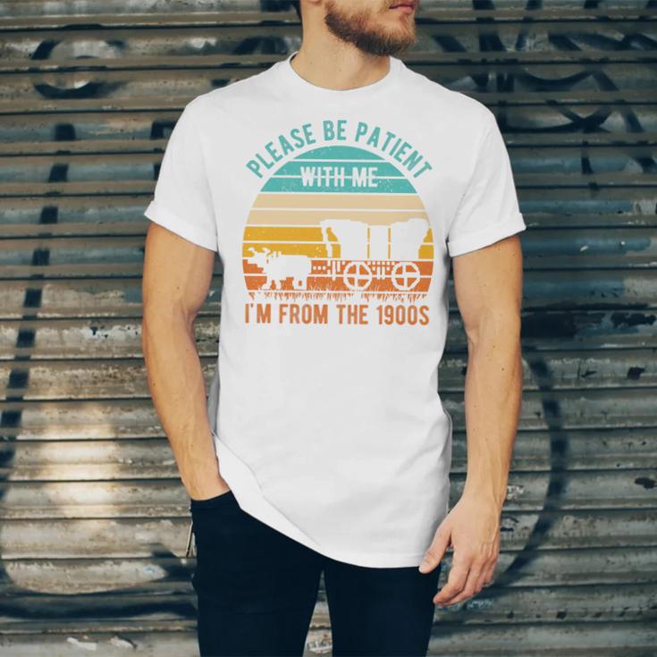 PLEASE BE PATIENT I'M FROM THE 1900s Vintage 1900s 90s Premium Tri-Blend Unisex Jersey T-Shirt PLEASE BE PATIENT I'M FROM THE 1900s Vintage 1900s 90s Premium Tri-Blend Unisex Jersey T-Shirt