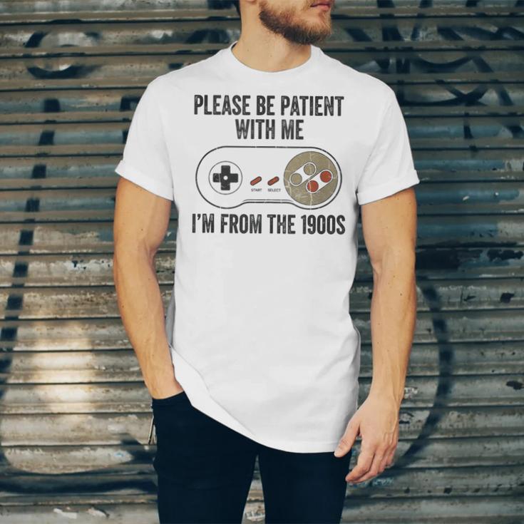 Please Be Patient With Me I'm From The 1900s Vintage Gamer Unisex Jersey T-Shirt Please Be Patient With Me I'm From The 1900s Vintage Gamer Unisex Jersey T-Shirt