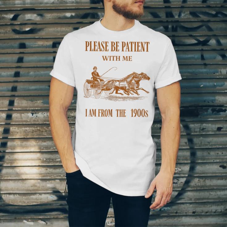 Please Be Patient With Me I'm From The 1900s Vintage Horses Unisex Jersey T-Shirt Please Be Patient With Me I'm From The 1900s Vintage Horses Unisex Jersey T-Shirt