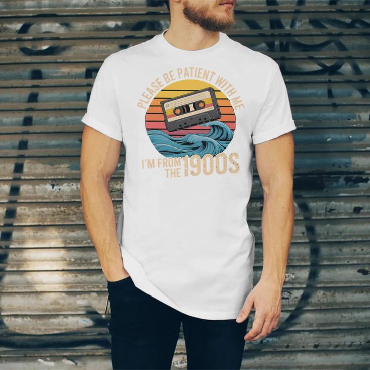 Please Be Patient With Me I'm From The 1900s Vintage Humor Premium Tri-Blend Unisex Jersey T-Shirt
