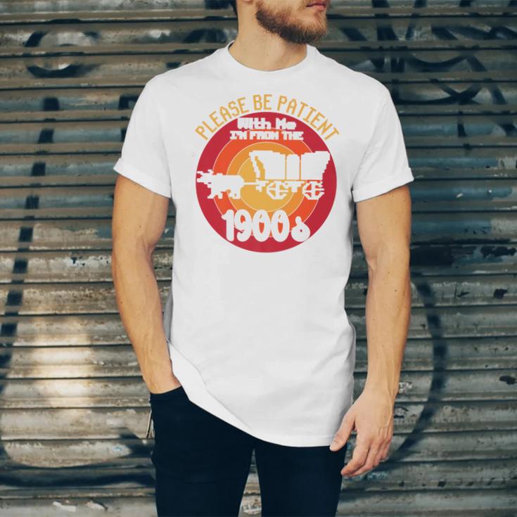 Please Be Patient With Me I'm From The 1900s Vintage Meme Premium Unisex Jersey T-Shirt Please Be Patient With Me I'm From The 1900s Vintage Meme Premium Unisex Jersey T-Shirt