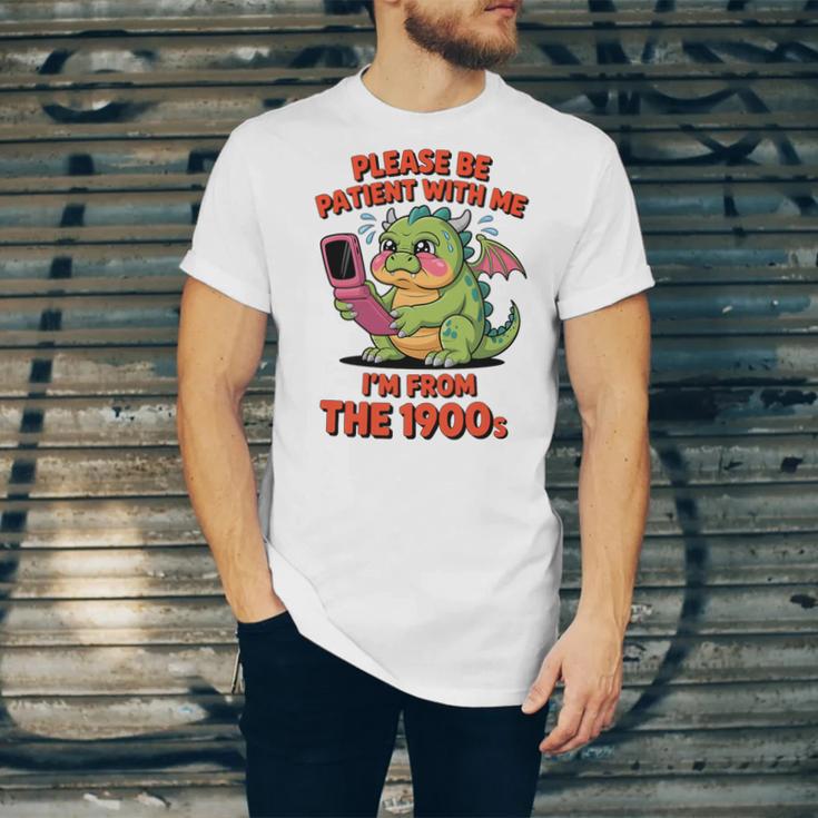 Please Be Patient I'm From The 1900s Vintage Men Women Premium Tri-Blend Unisex Jersey T-Shirt