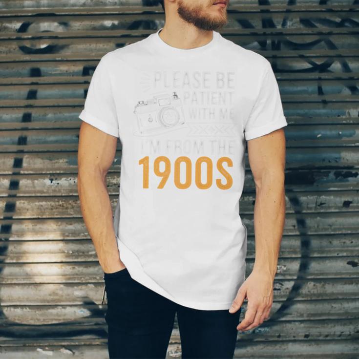 Please Be Patient With Me I'm From The 1900s Vintage Oldie Premium Unisex Jersey T-Shirt