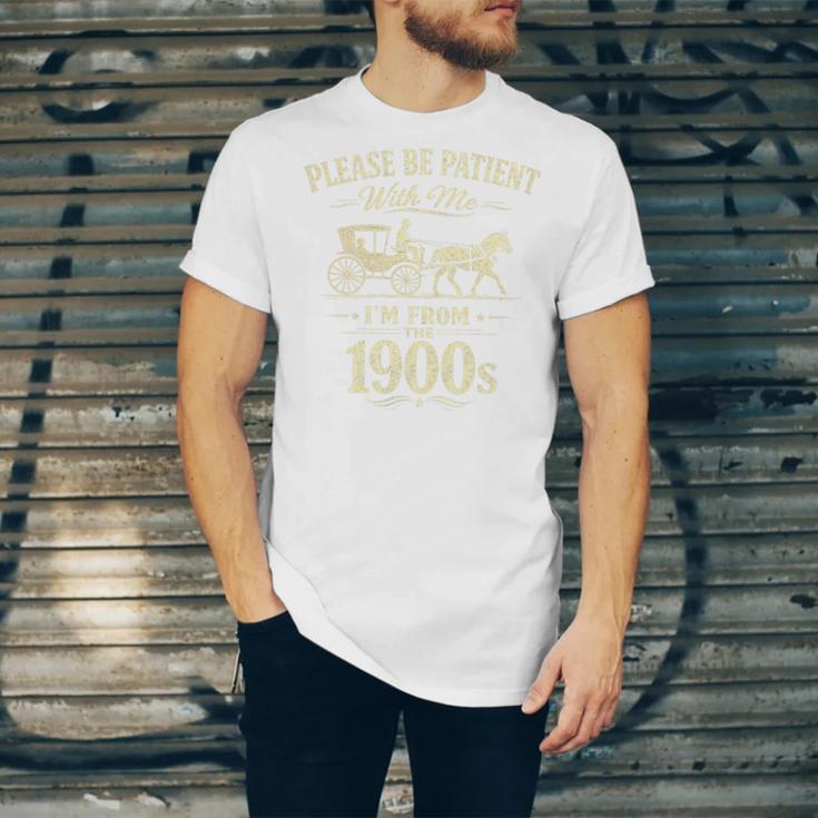 Please Be Patient With Me I'm From The 1900s Vintage Premium Tri-Blend Unisex Jersey T-Shirt Please Be Patient With Me I'm From The 1900s Vintage Premium Tri-Blend Unisex Jersey T-Shirt