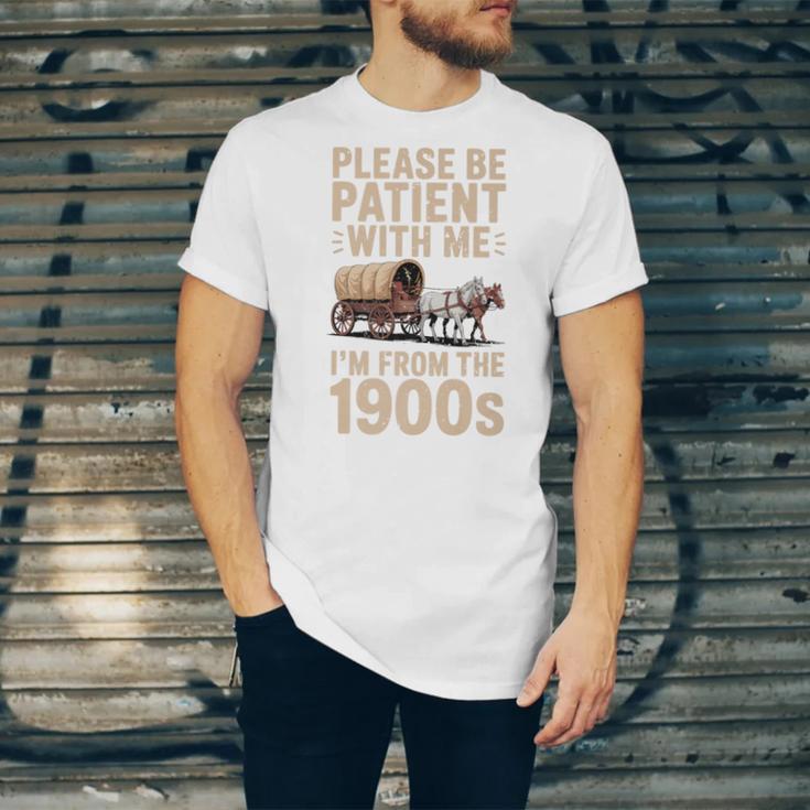 Please Be Patient With Me I'm From The 1900s Vintage Premium Unisex Jersey T-Shirt Please Be Patient With Me I'm From The 1900s Vintage Premium Unisex Jersey T-Shirt