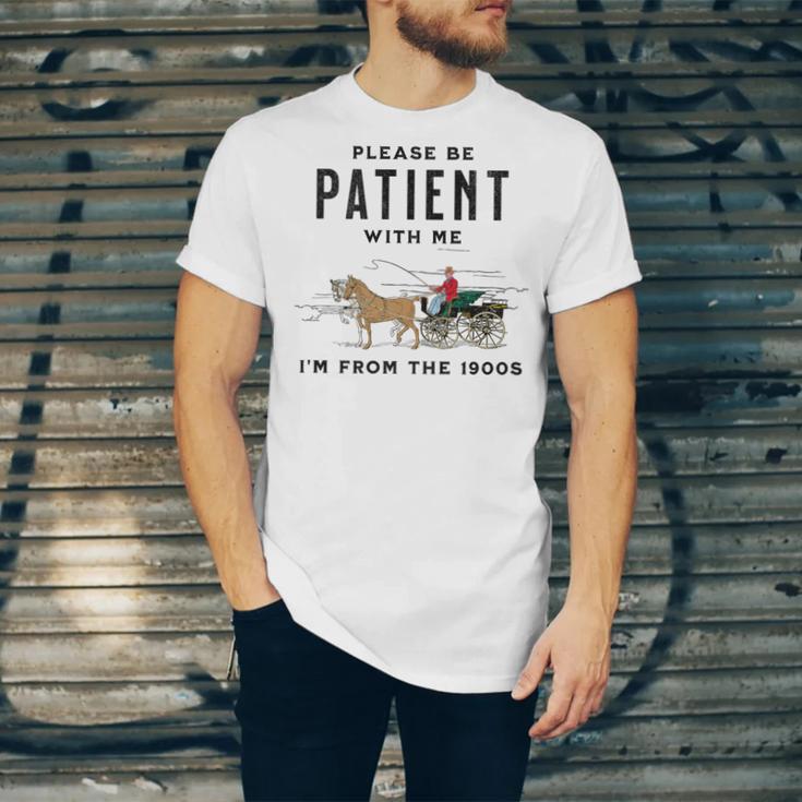 Please Be Patient I'm From The 1900s Vintage Premium Unisex Jersey T-Shirt