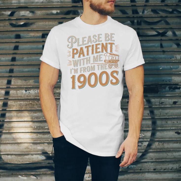 Please Be Patient With Me I'm From The 1900s Vintage Quote Premium Tri-Blend Unisex Jersey T-Shirt Please Be Patient With Me I'm From The 1900s Vintage Quote Premium Tri-Blend Unisex Jersey T-Shirt