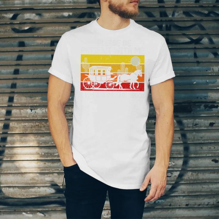 Please Be Patient With Me I'm From The 1900s Vintage Sun Set Premium Unisex Jersey T-Shirt Please Be Patient With Me I'm From The 1900s Vintage Sun Set Premium Unisex Jersey T-Shirt
