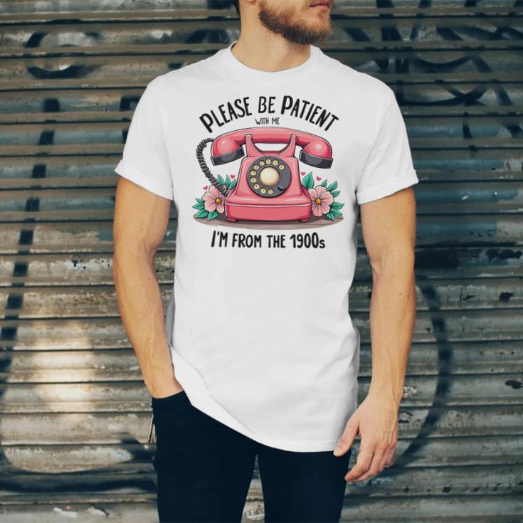 Please Be Patient With Me I'm From The 1900s Women Girl Premium Tri-Blend Unisex Jersey T-Shirt