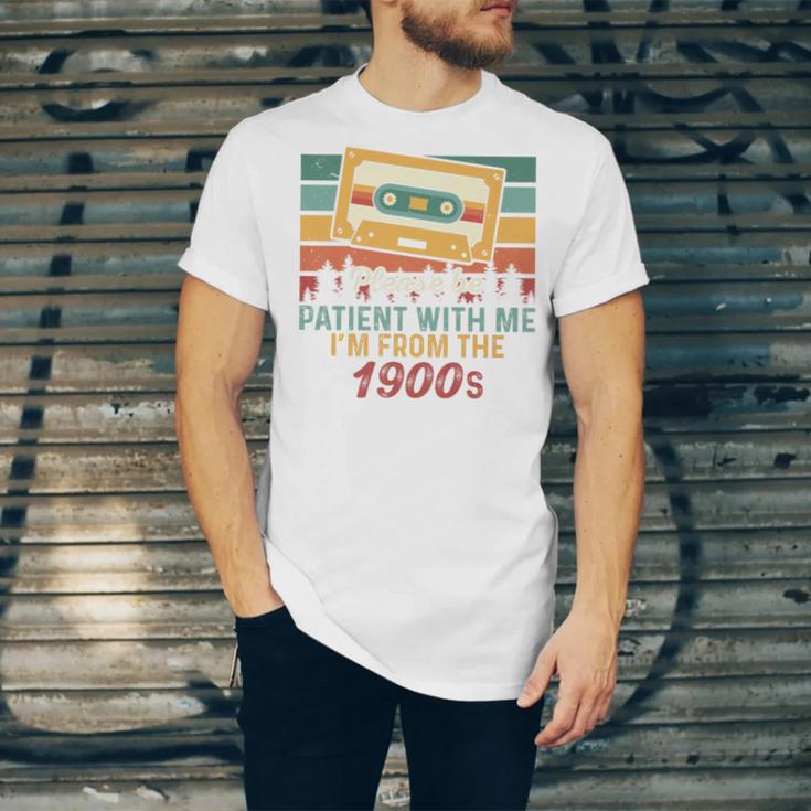 Please Be Patient-With Me I'm From The 1900s Retro Music Premium Unisex Jersey T-Shirt Please Be Patient-With Me I'm From The 1900s Retro Music Premium Unisex Jersey T-Shirt