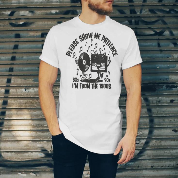 Please Show Me Patience I'm From The 1900s Vintage CASSETTE Unisex Jersey T-Shirt