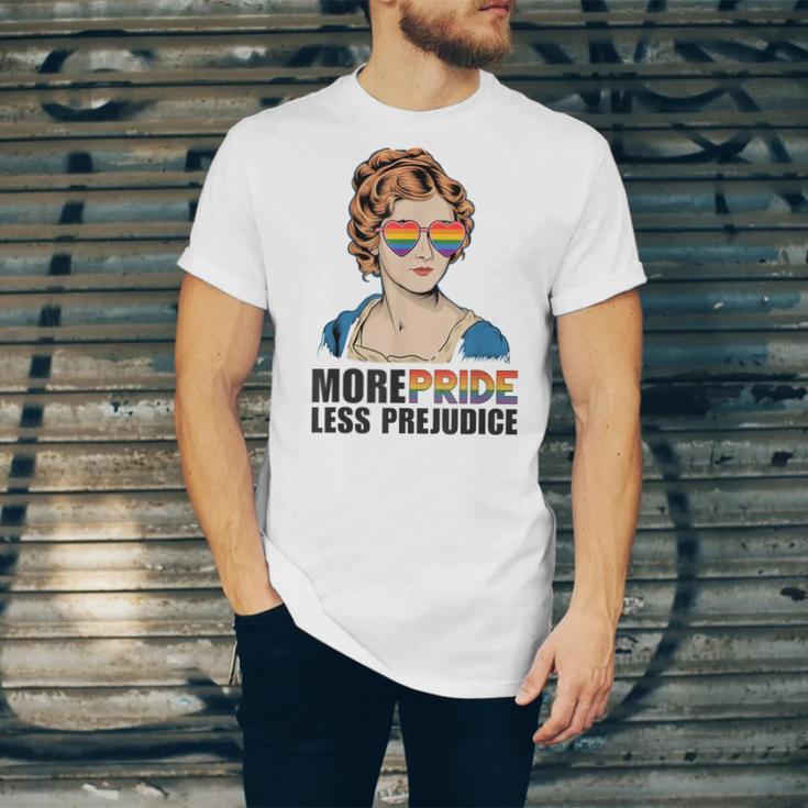 Pride And Prejudice Book Jane Austen Merch LGBTQ Unisex Jersey T-Shirt