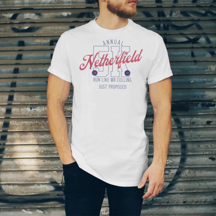 Pride And Prejudice Run Like Mr Collins Just Proposed Book Unisex Jersey T-Shirt Pride And Prejudice Run Like Mr Collins Just Proposed Book Unisex Jersey T-Shirt