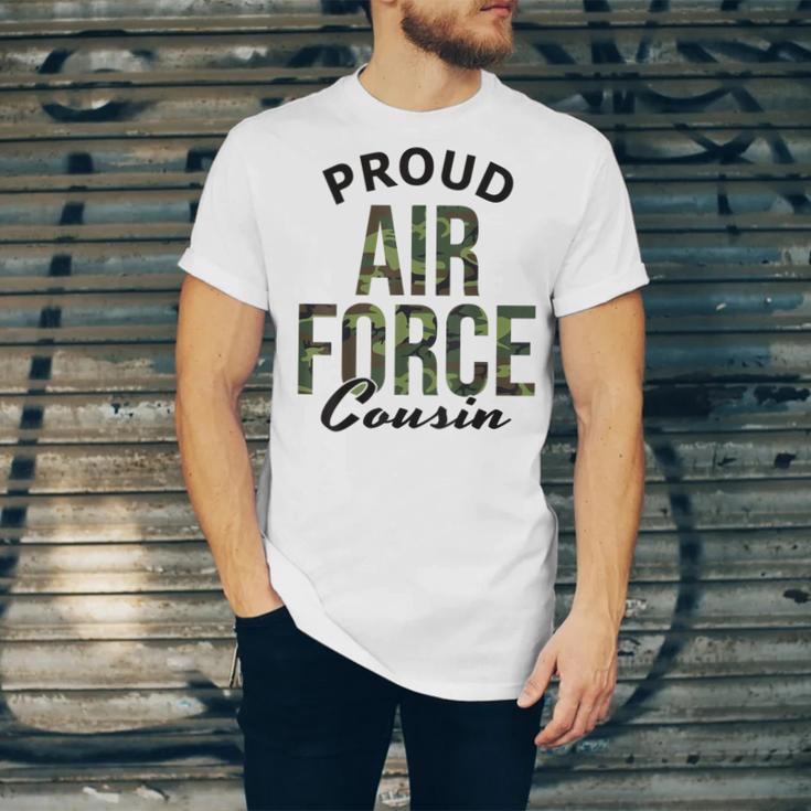 Proud Air Force Cousin Deployment Homecoming Graduation USAF Unisex Jersey T-Shirt