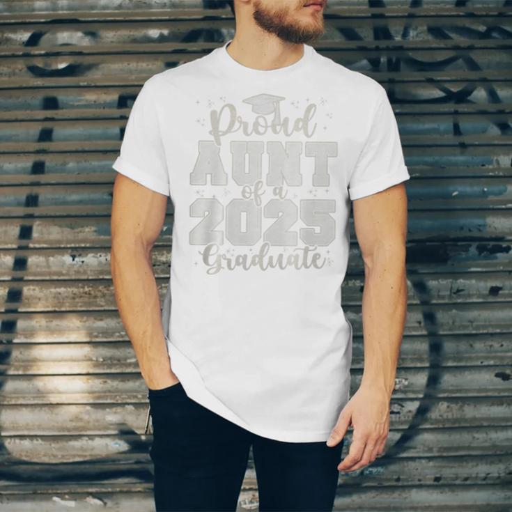 Proud Aunt Of a 2025 Graduate Grad Prom Senior Graduation Premium Tri-Blend Unisex Jersey T-Shirt