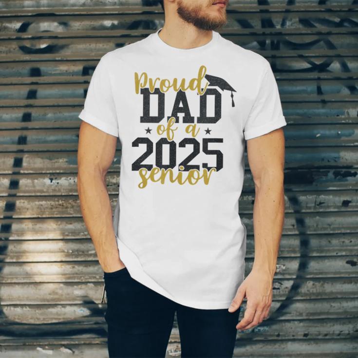 Proud Dad Of a 2025 Senior Graduation Unisex Jersey T-Shirt