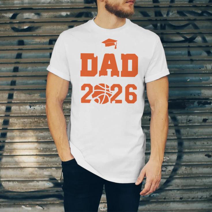 Proud Dad Of A 2026 Senior Basketball Graduation Family Unisex Jersey T-Shirt