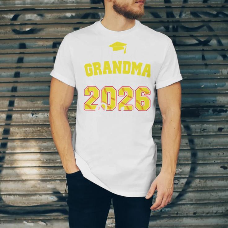 Proud Grandma Of A 2026 Senior Softball Graduation Matching Unisex Jersey T-Shirt