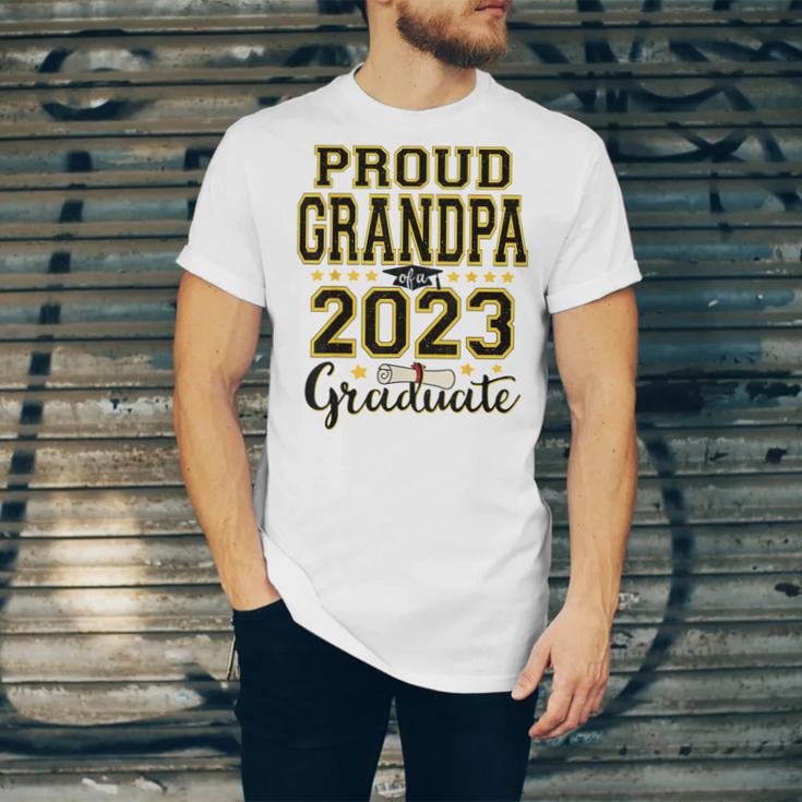 Proud Grandpa Of A 2023 Graduate Graduation Unisex Jersey T-Shirt