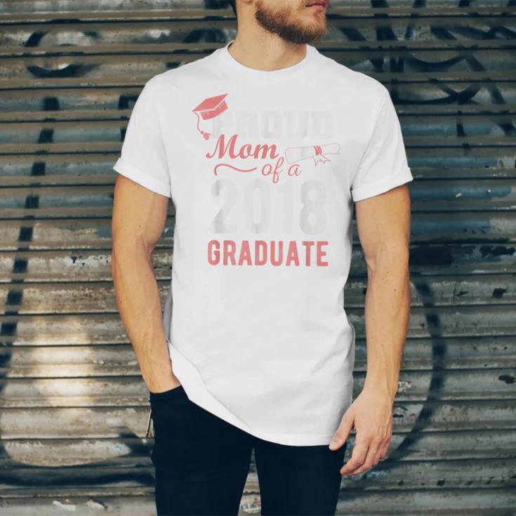 Proud Mom Of A Class 2018 Graduate Graduation Shirt Unisex Jersey T-Shirt