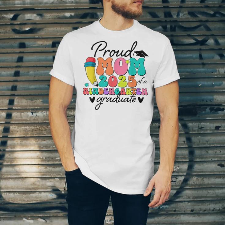 Proud Mom Class Of 2025 Kindergarten Graduate Graduation Unisex Jersey T-Shirt