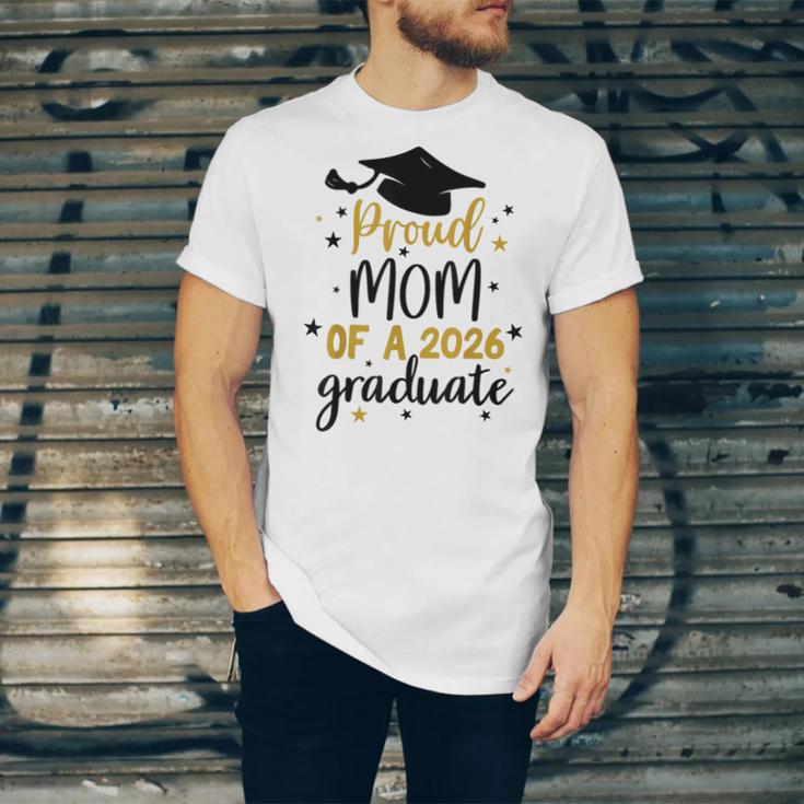 Proud Mom Of A Class Of 2026 Graduate Senior Graduation 2026 Unisex Jersey T-Shirt