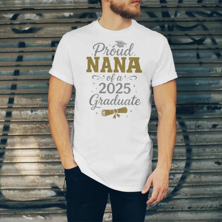 Proud Nana Of a 2025 Graduate Senior Graduation Women Premium Tri-Blend Unisex Jersey T-Shirt