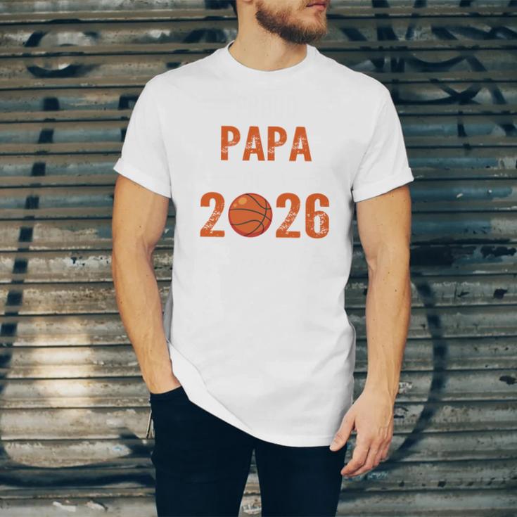 Proud PAPA Of 2026 Senior Basketball Student Graduation Unisex Jersey T-Shirt