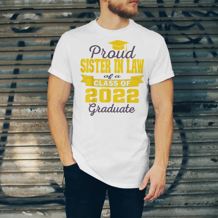 Proud Sister In Law Of 2022 Graduate Class 2022 Graduation Unisex Jersey T-Shirt
