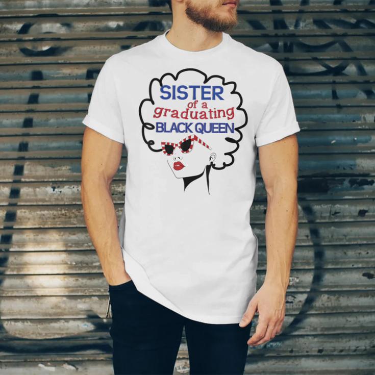 Proud Sister Queen Graduation Shirt African American Unisex Jersey T-Shirt