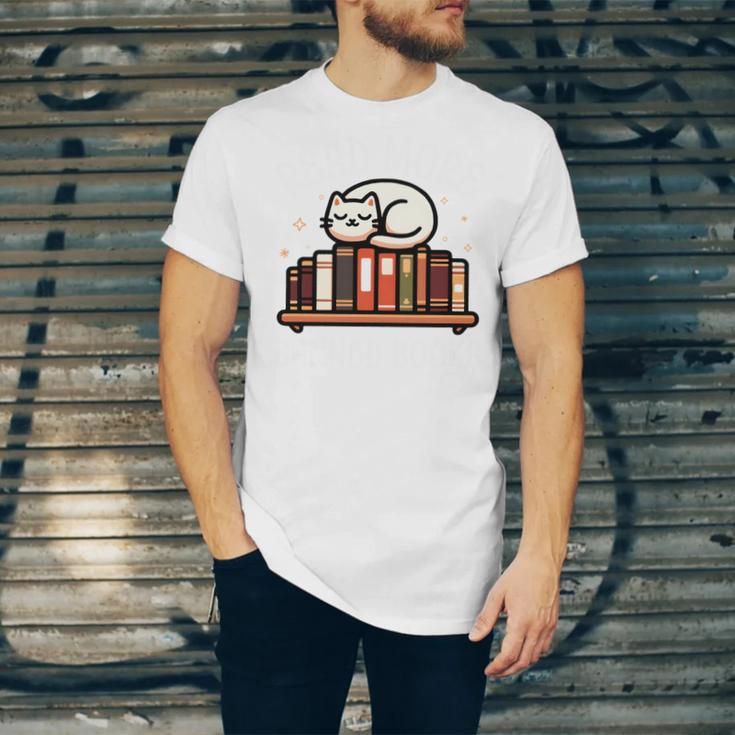 Read More Banned Books Reader Cat Lover Librarian Freedom Unisex Jersey T-Shirt