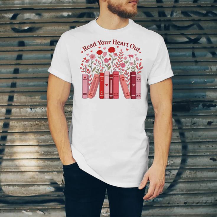 Read Your Heart Out Teacher Valentines Day Reading Book Unisex Jersey T-Shirt Read Your Heart Out Teacher Valentines Day Reading Book Unisex Jersey T-Shirt