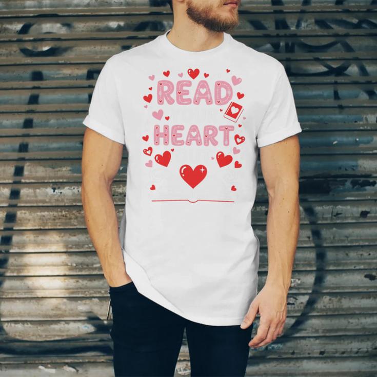 Read Your Heart Out Valentine Reading Book Lover Teacher Premium Tri-Blend Unisex Jersey T-Shirt Read Your Heart Out Valentine Reading Book Lover Teacher Premium Tri-Blend Unisex Jersey T-Shirt