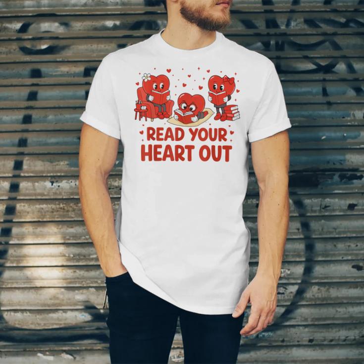 Read Your Heart Out Valentine Teacher Bookworm Lover Unisex Jersey T-Shirt Read Your Heart Out Valentine Teacher Bookworm Lover Unisex Jersey T-Shirt