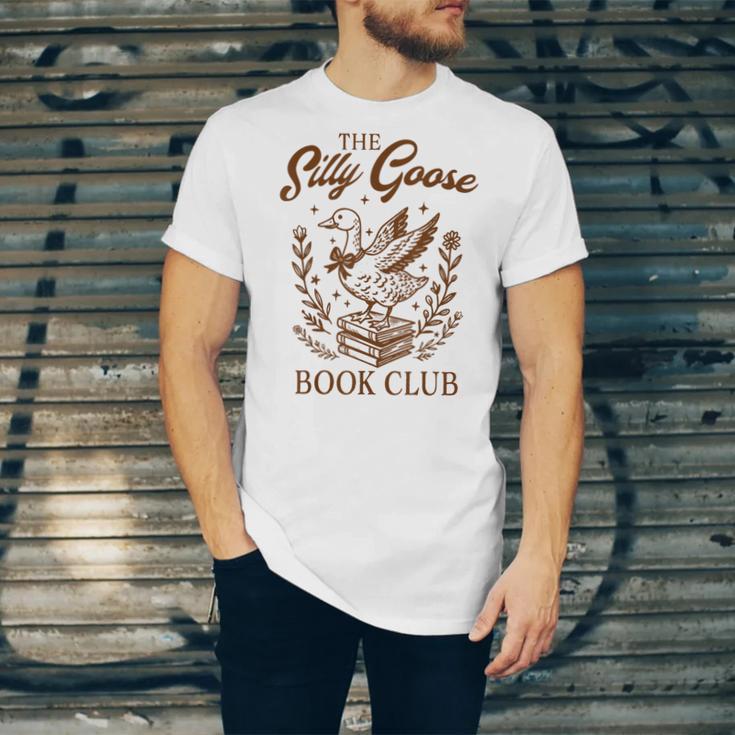 Reading Book Lover Bookish Librarian Silly Goose Book Club Unisex Jersey T-Shirt Reading Book Lover Bookish Librarian Silly Goose Book Club Unisex Jersey T-Shirt