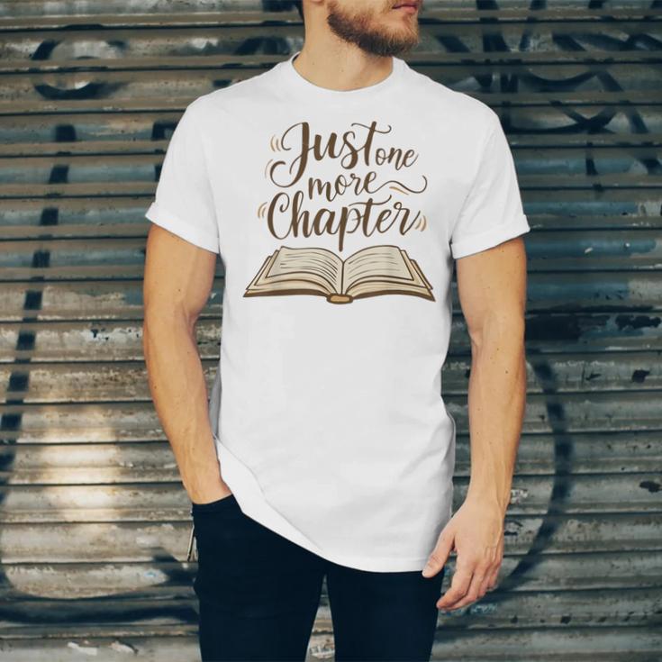 Reading Book Lover Club Librarian Just One More Chapter Unisex Jersey T-Shirt Reading Book Lover Club Librarian Just One More Chapter Unisex Jersey T-Shirt