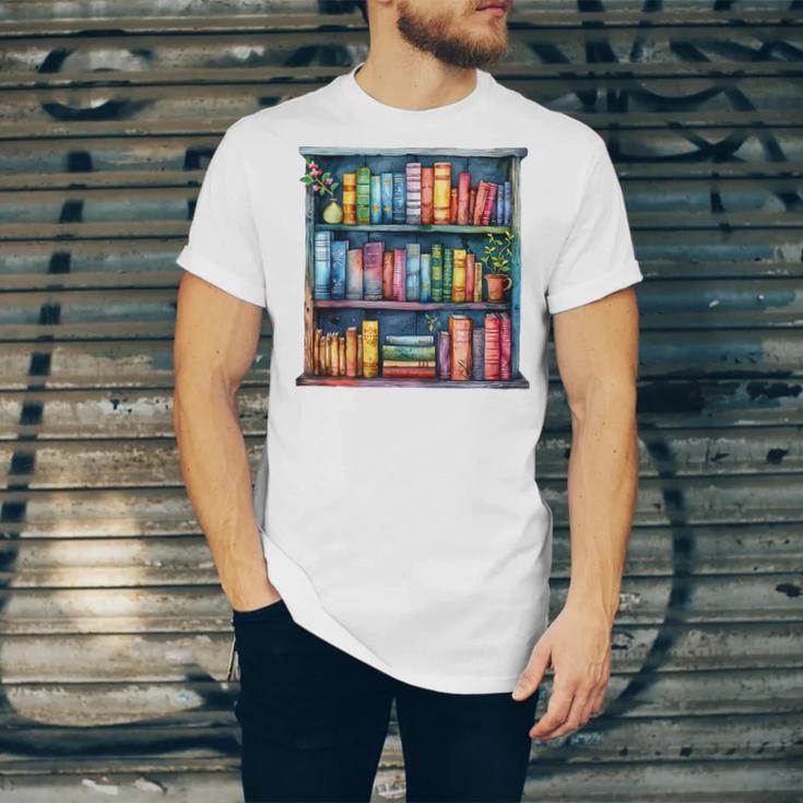Reading And Bookcase Magic Book Premium Unisex Jersey T-Shirt