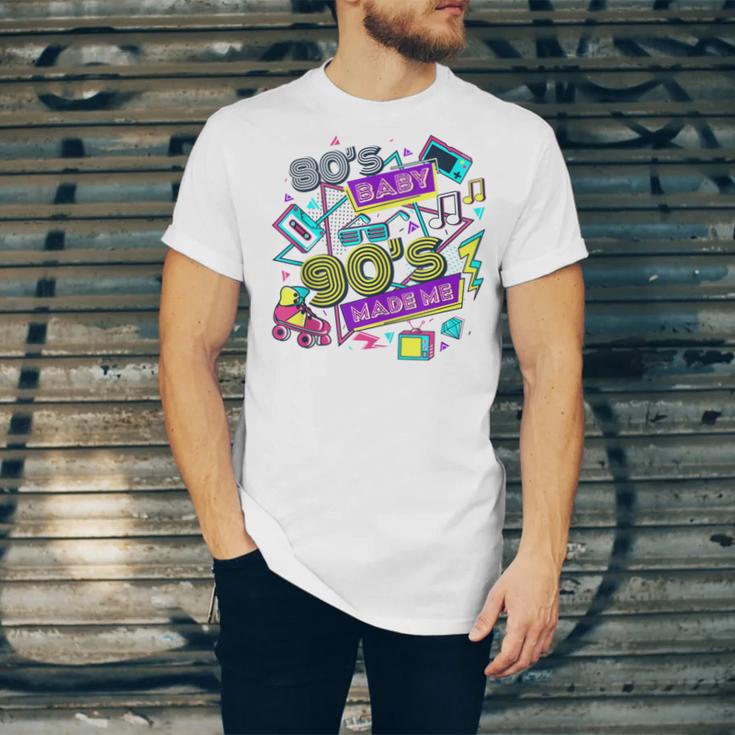 Retro 1980s 80's Baby 1990s 90's Made Me Vaporwave Nostalgia Unisex Jersey T-Shirt Retro 1980s 80's Baby 1990s 90's Made Me Vaporwave Nostalgia Unisex Jersey T-Shirt