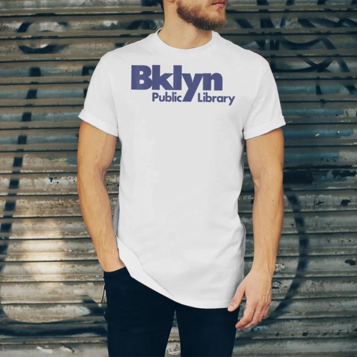 Retro Brooklyn Public Library NY New York Book Lover Unisex Jersey T-Shirt
