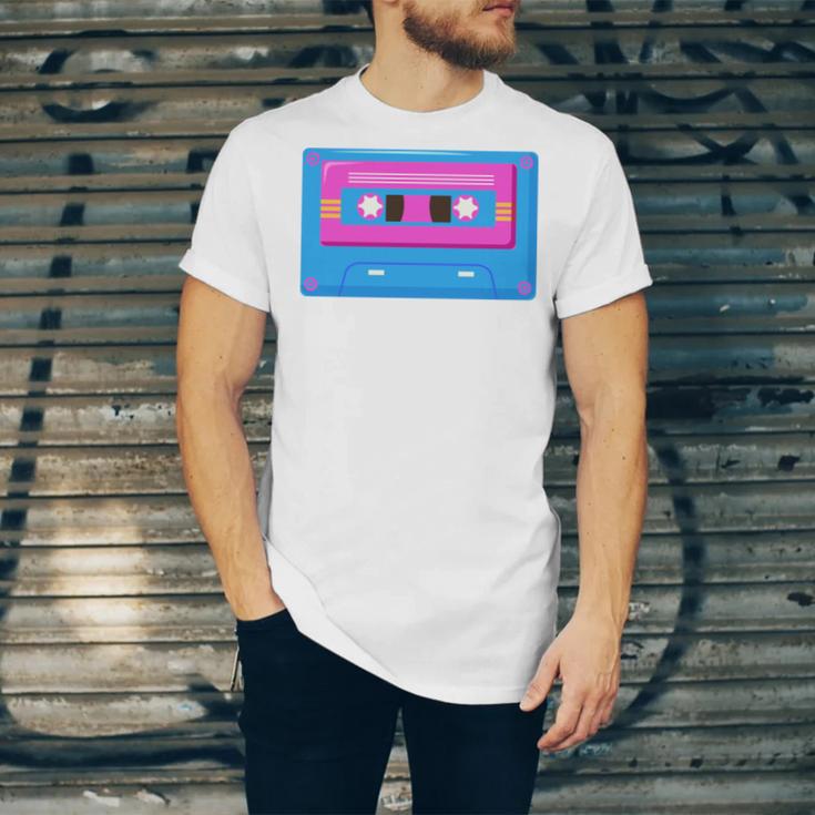 Retro Cassette Tape Tee 90s Nostalgia Aesthetic Unisex Jersey T-Shirt